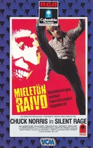 Silent Rage - Finnish VHS movie cover (xs thumbnail)