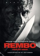 Rambo: Last Blood - Latvian Movie Poster (xs thumbnail)