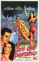 Bird of Paradise - Spanish Movie Poster (xs thumbnail)