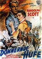 Thunder Over the Plains - German Movie Poster (xs thumbnail)