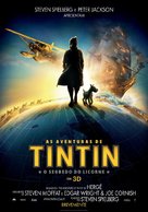 The Adventures of Tintin: The Secret of the Unicorn - Portuguese Movie Poster (xs thumbnail)