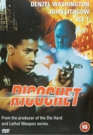 Ricochet - British DVD movie cover (xs thumbnail)