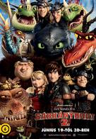 How to Train Your Dragon 2 - Hungarian Movie Poster (xs thumbnail)