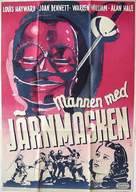 The Man in the Iron Mask - Swedish Movie Poster (xs thumbnail)