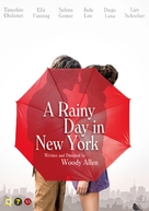 A Rainy Day in New York - Danish DVD movie cover (xs thumbnail)