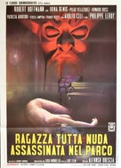 Ragazza tutta nuda assassinata nel parco - Italian Movie Poster (xs thumbnail)