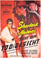 Sherlock Holmes Faces Death - German Movie Poster (xs thumbnail)