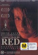 Trois couleurs: Rouge - New Zealand DVD movie cover (xs thumbnail)