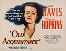 Old Acquaintance - Movie Poster (xs thumbnail)