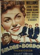 Skirts Ahoy! - Spanish Movie Poster (xs thumbnail)