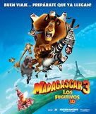 Madagascar 3: Europe&#039;s Most Wanted - Argentinian poster (xs thumbnail)