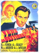 Young Mr. Lincoln - French Movie Poster (xs thumbnail)