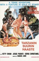 Tarz&aacute;n en la gruta del oro - Finnish VHS movie cover (xs thumbnail)