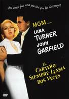 The Postman Always Rings Twice - Spanish DVD movie cover (xs thumbnail)