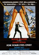 For Your Eyes Only - Danish Movie Poster (xs thumbnail)