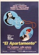 The Apartment - Spanish Movie Poster (xs thumbnail)