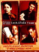 Lock Stock And Two Smoking Barrels - Spanish DVD movie cover (xs thumbnail)