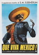 &iexcl;Que viva Mexico! - Italian Movie Poster (xs thumbnail)