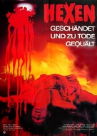 Hexen gesch&auml;ndet und zu Tode gequ&auml;lt - German Movie Poster (xs thumbnail)