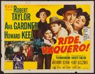 Ride, Vaquero! - Movie Poster (xs thumbnail)