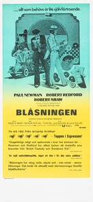 The Sting - Swedish Movie Poster (xs thumbnail)