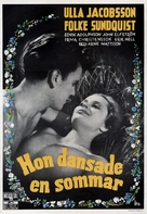 Hon dansade en sommar - Swedish Movie Poster (xs thumbnail)