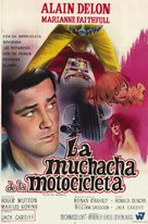 The Girl on a Motocycle - Argentinian Movie Poster (xs thumbnail)