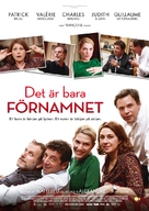 Le pr&eacute;nom - Swedish Movie Poster (xs thumbnail)