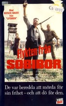 Escape From Sobibor - Swedish VHS movie cover (xs thumbnail)