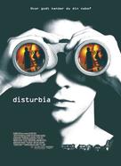 Disturbia - Danish Movie Poster (xs thumbnail)