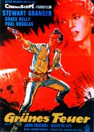 Green Fire - German Movie Poster (xs thumbnail)