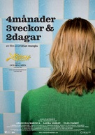 4 luni, 3 saptamini si 2 zile - Swedish Movie Poster (xs thumbnail)