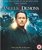 Angels &amp; Demons - British Blu-Ray movie cover (xs thumbnail)