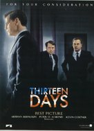 Thirteen Days - For your consideration movie poster (xs thumbnail)
