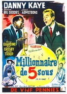 The Five Pennies - Belgian Movie Poster (xs thumbnail)
