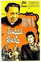 Roma, citt&agrave; aperta - Argentinian Movie Poster (xs thumbnail)