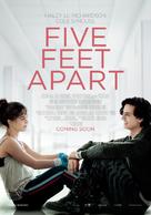 Five Feet Apart - New Zealand Movie Poster (xs thumbnail)