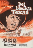 The First Texan - Swedish Movie Poster (xs thumbnail)