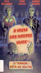 The Return of the Living Dead - Brazilian VHS movie cover (xs thumbnail)