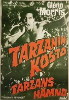 Tarzan&#039;s Revenge - Finnish Movie Poster (xs thumbnail)