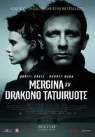 The Girl with the Dragon Tattoo - Lithuanian Movie Poster (xs thumbnail)