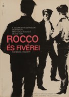 Rocco e i suoi fratelli - Hungarian Movie Poster (xs thumbnail)