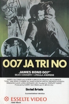 Dr. No - Finnish VHS movie cover (xs thumbnail)