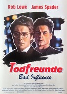 Bad Influence - German Movie Poster (xs thumbnail)