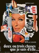 2 ou 3 choses que je sais d&#039;elle - French Movie Poster (xs thumbnail)