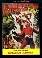 Che fanno i nostri supermen tra le vergini della giungla? - Italian DVD movie cover (xs thumbnail)