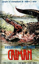 Il fiume del grande caimano - Spanish VHS movie cover (xs thumbnail)