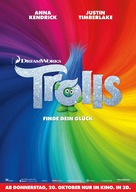 Trolls - German Movie Poster (xs thumbnail)