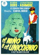 A Kid for Two Farthings - Spanish Movie Poster (xs thumbnail)