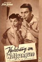 Verlobung am Wolfgangsee - German poster (xs thumbnail)